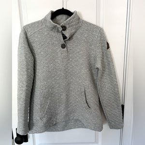 Avalanche Gray Quilted Pullover